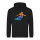Unisex Hoodie Snowboarden bunte Silhouette