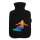 Wärmflasche Snowboarden bunte Silhouette