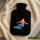 Wärmflasche Snowboarden bunte Silhouette