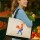 Jutetasche Hobby Horsing bunte Silhouette 21 Liter Black