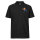Herren Polo Shirt Volleyballerin bunte Silhouette