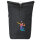 Kurierrucksack Volleyballer bunte Silhouette 30-44 Liter Black Melange
