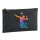 Kulturbeutel Volleyballer bunte Silhouette 1 Liter Charcoal