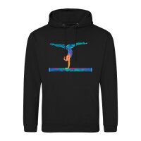 Unisex Hoodie Gymnastik Schwebebalken