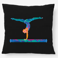 Kissen Gymnastik Schwebebalken 40x40cm