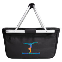 Einkaufskorb faltbar Gymnastik Schwebebalken 20 Liter Black