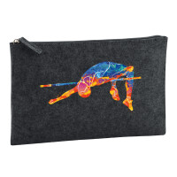 Kulturbeutel Leichtathletik Hochsprung 1 Liter Charcoal