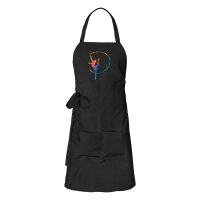 Schürze Rhythmische Sportgymnastik Turnen mit Taschen