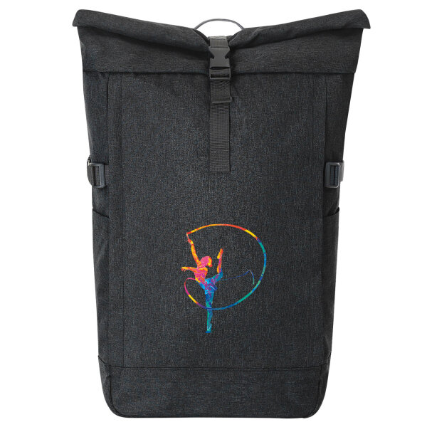 Kurierrucksack Rhythmische Sportgymnastik Turnen 30-44 Liter Black Melange