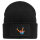 Beanie mit Patch Gymnastik Ringe Black