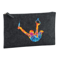 Kulturbeutel Gymnastik Ringe 1 Liter Charcoal