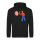 Unisex Hoodie Darts bunte Silhouette