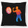 Kissen Darts bunte Silhouette 40x40cm