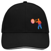 Kappe Darts bunte Silhouette
