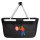 Einkaufskorb faltbar Darts bunte Silhouette 20 Liter Black