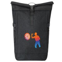 Kurierrucksack Darts bunte Silhouette 30-44 Liter Black...