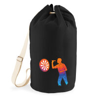 Seesack Darts bunte Silhouette 20 Liter Black