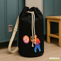 Seesack Darts bunte Silhouette 20 Liter Black