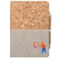 Notizbuch A5 Darts bunte Silhouette 80 Blatt inkl....