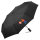 Regenschirm Darts bunte Silhouette 98cm Schwarz
