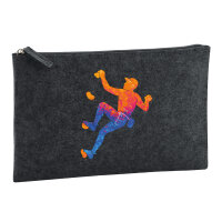 Kulturbeutel Bouldern Klettern 1 Liter Charcoal