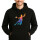 Unisex Hoodie Handball bunte Silhouette