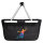Einkaufskorb faltbar Handball bunte Silhouette 20 Liter Black