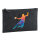 Kulturbeutel Handball bunte Silhouette 1 Liter Charcoal