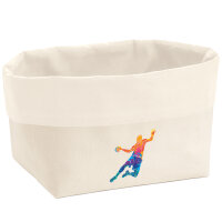 Organizer Handball bunte Silhouette