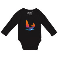 Baby Body Segeln bunte Silhouette