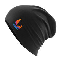 Beanie Segeln bunte Silhouette