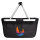 Einkaufskorb faltbar Segeln bunte Silhouette 20 Liter Black