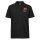 Herren Polo Shirt Triathlon bunte Silhouette