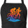 Schürze Triathlon bunte Silhouette mit Taschen