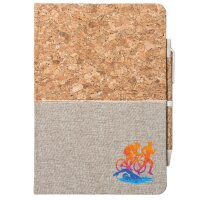 Notizbuch A5 Triathlon bunte Silhouette 80 Blatt inkl....