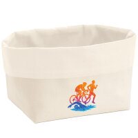 Organizer Triathlon bunte Silhouette