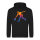 Unisex Hoodie Bowling bunte Silhouette