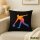 Kissen Bowling bunte Silhouette 40x40cm