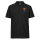 Herren Polo Shirt Lacrosse bunte Silhouette