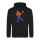 Unisex Hoodie Lacrosse bunte Silhouette