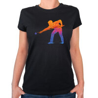 Damen T-Shirt Billard Snooker