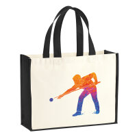 Jutetasche Billard Snooker 21 Liter Black