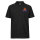 Herren Polo Shirt Motocross bunte Silhouette