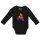 Baby Body Motocross bunte Silhouette
