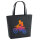 Filz Shopper Motocross bunte Silhouette 22 Liter