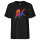 Herren T-Shirt Judo bunte Silhouette