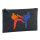 Kulturbeutel Taekwondo bunte Silhouette 1 Liter Charcoal