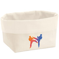 Organizer Taekwondo bunte Silhouette