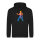 Unisex Hoodie Karate bunte Silhouette