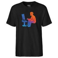 Herren T-Shirt Gaming bunte Silhouette